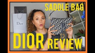 DIOR SADDLE BAG 2018 UNBOXING  CAIE THORPE [upl. by Mchale787]