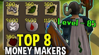 The 8 Most Profitable Mid Game Money Making Methods OSRS [upl. by Tsui640]