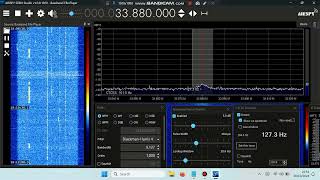 33 880 USA CT two stations xfading 1608UTC 26102024 [upl. by Eilrahc]