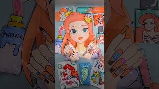 Paper diy 💅Nails blindbag🧜‍♀️ diy nails [upl. by Eimmat]