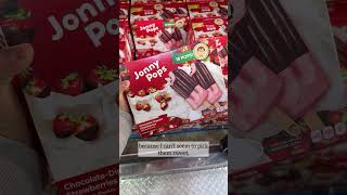 costco pops strawberry strawberrydipped chocolate shorts [upl. by Airpac]