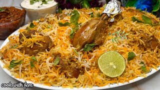 Hyderabadi CHICKEN DUM BIRYANI With HOMEMADE Aromatic BIRYANI MASALA Pakki Akhni Ki Biryani Party Sp [upl. by Korfonta]