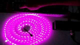 TESTE DECODIFICADOR DMX 512 P LED RGB [upl. by Ahsaercal]