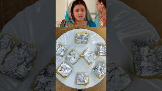 Diwali Series Day 56  Mawa Nariyal Barfi ASMR  shorts gopibahu sathnibhanasathiya [upl. by Yduj740]