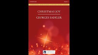 CHRISTMAS JOY Concert Band  Georges Sadeler [upl. by Yzeerb]