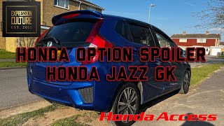 Genuine Honda Optional Spoiler for my Jazz  EXPRESSION CULTURE [upl. by Ellita762]