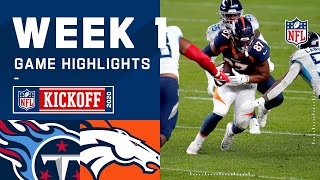 Titans vs Broncos Week 1 Highlights  NFL 2020 [upl. by Desi]