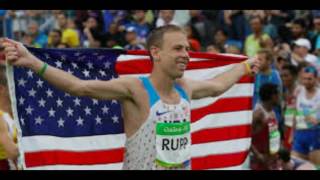 US Runner Galen Rupp Wins Bronze In Olympic Marathon Rio Olympics 2016 [upl. by Hairahs]