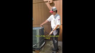 AC Not Cooling Well How to Rinse Your Air Conditioner To Get It Cooling [upl. by Aridni]