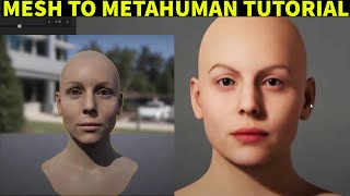 Mesh to Metahuman Plugin Tutorial [upl. by Beckerman]