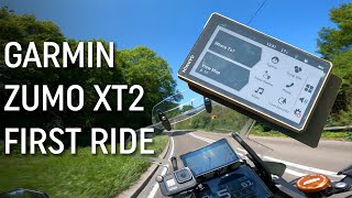 Garmin Zumo XT2 first impressions amp VLOG [upl. by Jacoba]