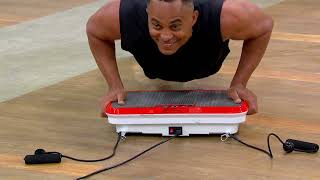 PowerFit Elite Vibration Platform with Exercise Bands and Remote on QVC [upl. by Ronica619]