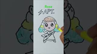 Rose APT roseampbrunomarsart sketch drawing tutorial menggambar shortsviral shorts [upl. by Nemrac53]