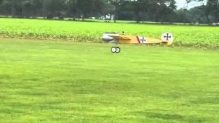 Gerrys Balsa USA Fokker Eindecker Landing [upl. by Esela]