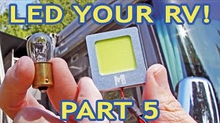 Converting RV Lights to LEDs — PART 5 — Docking amp Patio Lights [upl. by Nofets]