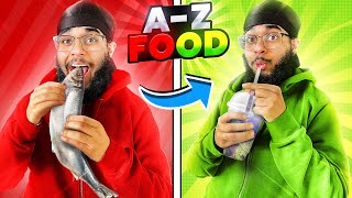 CHAPATI CHALLENGED ME TO AZ EATING CHALLENGE [upl. by Soalokin]