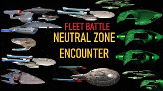 Federation Fleet VS Romulan Fleet Major Battle  Star Trek Starship Battles [upl. by Boesch80]