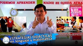 ESTRATEGIAS DIDÁCTICAS Comprensión lectora y matemáticas [upl. by Mavilia]