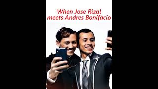 Jose Rizal meets Andres Bonifacio ai hero crab champagne philippines [upl. by Lyndell]