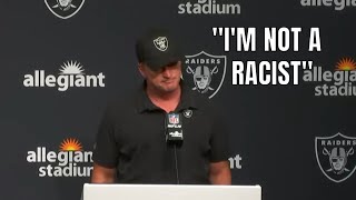 Jon Gruden Addresses Racist Allegations In Press Conference After Bears vs Raiders Game [upl. by Elvis]