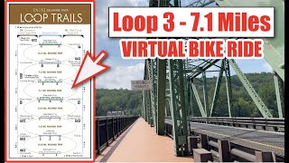 LOOP 3 VIRTUAL BIKE RIDE  NJPA Delaware River Loop Trail [upl. by Essilrahc]