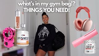 PACK MY GYM BAG WITH ME ♡ things you need in your gym bag right now [upl. by Lisha971]