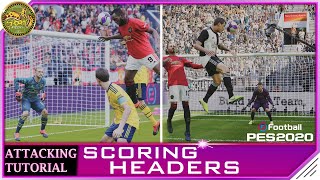 PES 2020  Scoring from Headers Tutorial 4K [upl. by Naujuj]