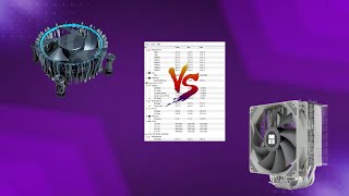 Thermalright Burst assassin VS Intel stock cooler [upl. by Leunas]