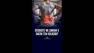 Desgaste na lombar e sacro tem solução shorts [upl. by Atirahc925]