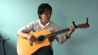 Phool ko Aankhama Guitar Fingerstyle melody by Mantosh Limbu pandak [upl. by Alanson]