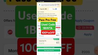 Testbook Coupon Code Free Today  Testbook Pass Pro free Coupon Code  Testbook Pass Free shorts [upl. by Eelnyl]