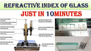 PHYSICS CLASS XIIEXPIREMENT 11 Refractive Index Of Glass [upl. by Ytirev267]