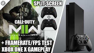 Call of Duty Modern Warfare 2 2022 SplitScreen  Xbox One X Gameplay  FPS Test [upl. by Ashwell]