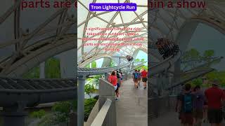 Tron Lightcycle Run Full Speed Ahead TronLightcycleRun MagicKingdom DisneyWorld [upl. by Nadine]