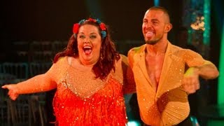 Lisa Riley Salsas to Best Years of Our Lives  Strictly Come Dancing 2012  Semi Final  BBC [upl. by Jankey579]