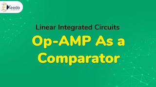 OP AMP As a Comparator  Non Linear Applications of Operational Amplifier  EXTC Engineering [upl. by Carlyn]