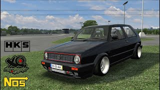 lfs Live for Speed  GOLF MK2 19TDI PD130 3XX  Nitro [upl. by Shawnee]