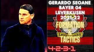 FIFA 22 HOW TO PLAY LIKE GERARDO SEOANE BAYER 04 LEVERKUSEN 202122 FORMATION amp TACTICS [upl. by Behn]