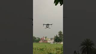 Agriculture Drone Sprayer in India agriculture modernwarfare technology tech travel [upl. by Aiksa]