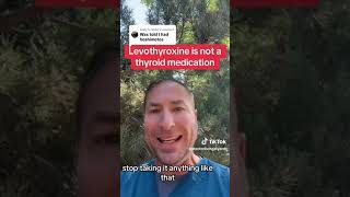 Levothyroxine is not a thyroid medication [upl. by Lechar]