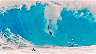 INSANE SHOREBREAK WIPEOUTS W Jamie OBrien [upl. by Adnohsed]