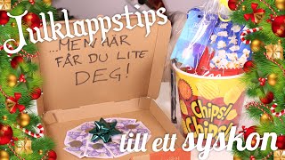 DIY Julklappstips till ett syskon  biolåda amp pengapizza [upl. by Lenroc]