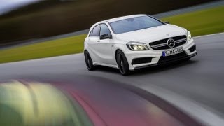 Mercedes A45 AMG  Track Test  Awesome Sound [upl. by Grunberg]