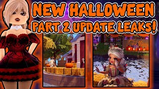 New Halloween Part 2 Update Leaks So Much Is Coming Royale High [upl. by Iormina886]