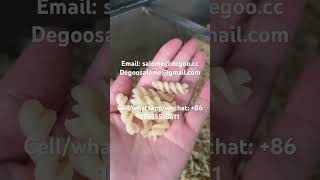 DG95 Potato pellets spiral extruder machine potato twirls pasta macaroni snack pellets machine [upl. by Ling]