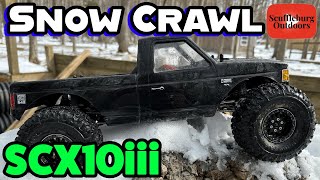 Axial SCX10iii Snow Crawl [upl. by Adham]