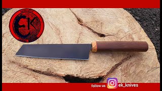 Handcrafted japanese Bunka 2  Japanisches Bunka Messer 2  DIY  ek knives [upl. by Callery721]