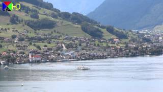 Schifffahrtsimpressionen vor Beckenried am Vierwaldstättersee HD [upl. by Atterrol]