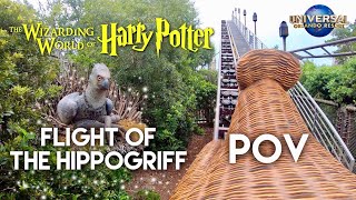 Flight of the Hippogriff Full Ride POV  Wizarding World of Harry Potter  Universal Orlando [upl. by Hpeseoj]