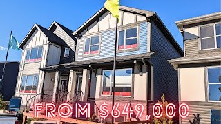 Affordable Luxury in Seton Calgary SE Explore the Laned Show Home from 649K [upl. by Eejan681]